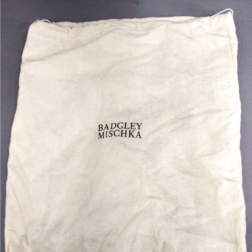 Badgley Mischka Silver Mesh Flats - Picture 7 of 7